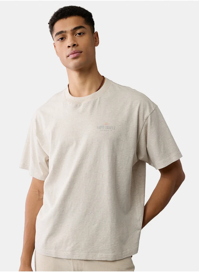 American Eagle AE Boxy Destination Graphic T-Shirt