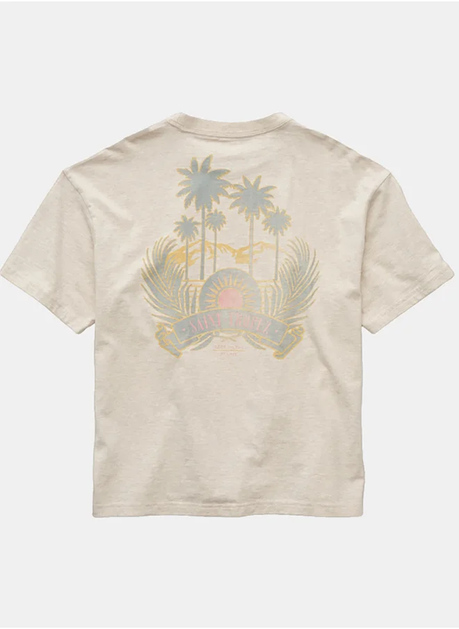 American Eagle AE Boxy Destination Graphic T-Shirt