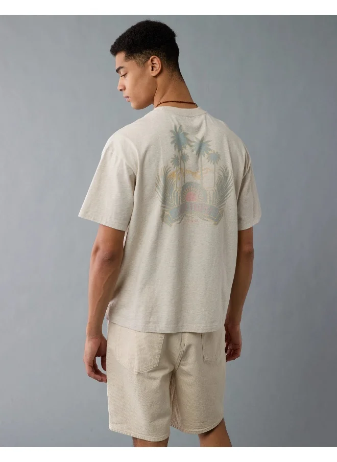 امريكان ايجل AE Boxy Destination Graphic T-Shirt