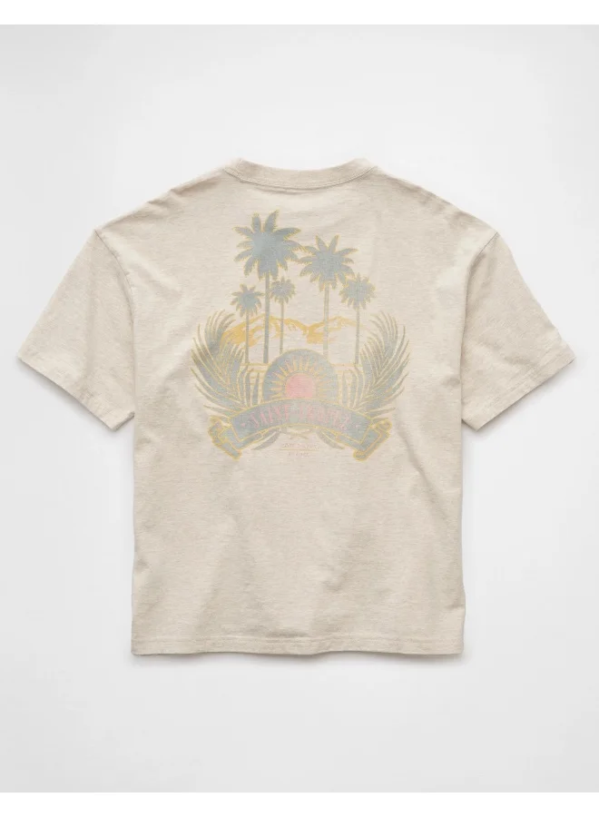 امريكان ايجل AE Boxy Destination Graphic T-Shirt
