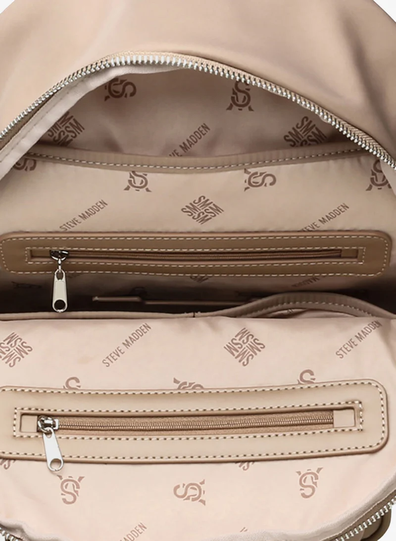 Steve Madden GREY Bthane Classic Zipper Backpack for Women | Best Price UAE