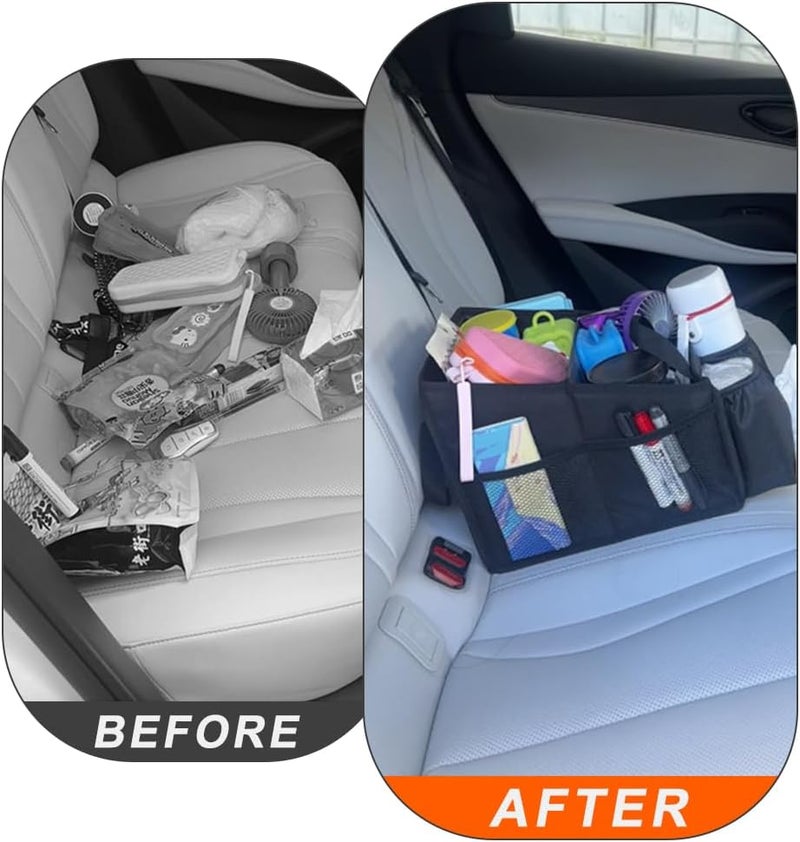 Gsrhzd Portable Waterproof Car Seat Organiser with Multi Compartment Storage - Image 5