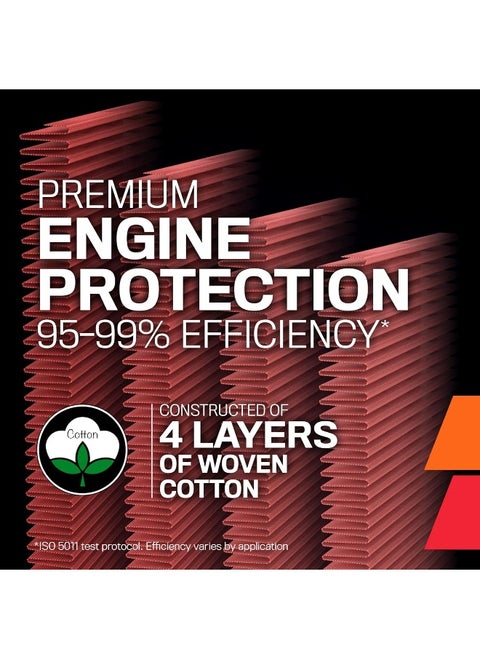 KAndN Engine Air Filter: High Performance, Premium, Washable, Replacement Car Air Filter
