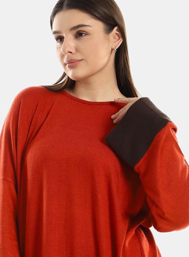 kady Jamila Women Set Of 2 Cotton Round Neck Top & Solid Skirt ,Havan-XXL - Image 4