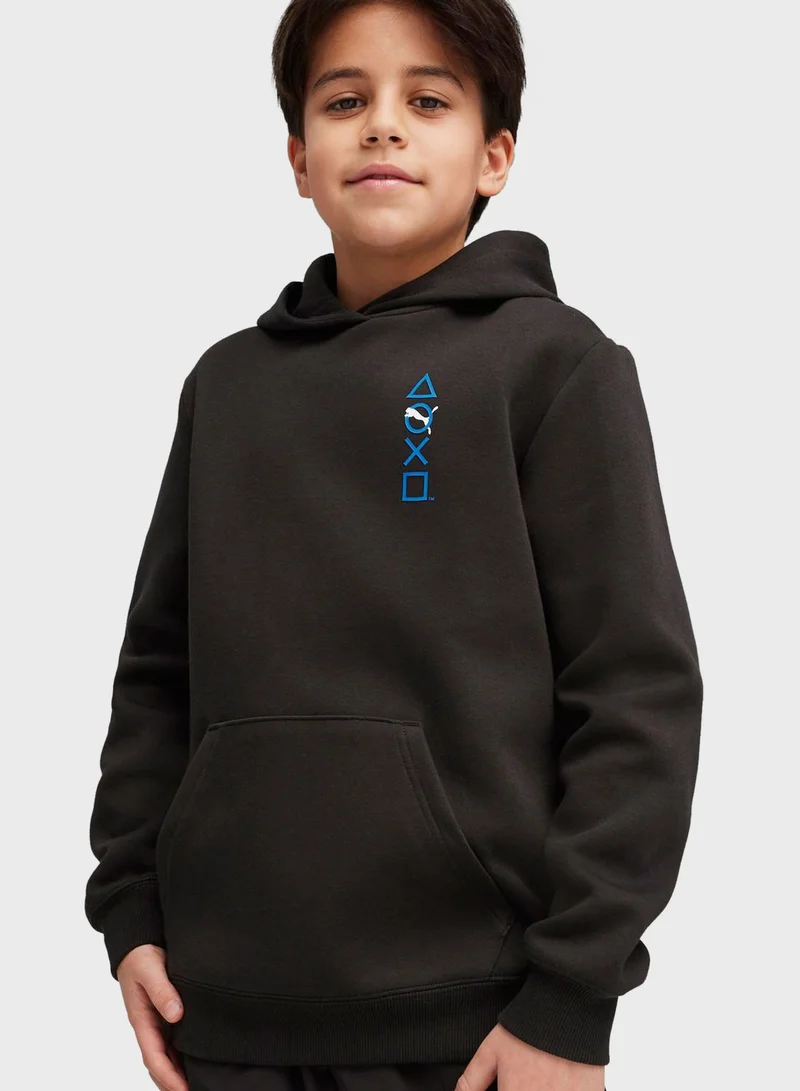PUMA Kids  Playstation Graphic Hoodie