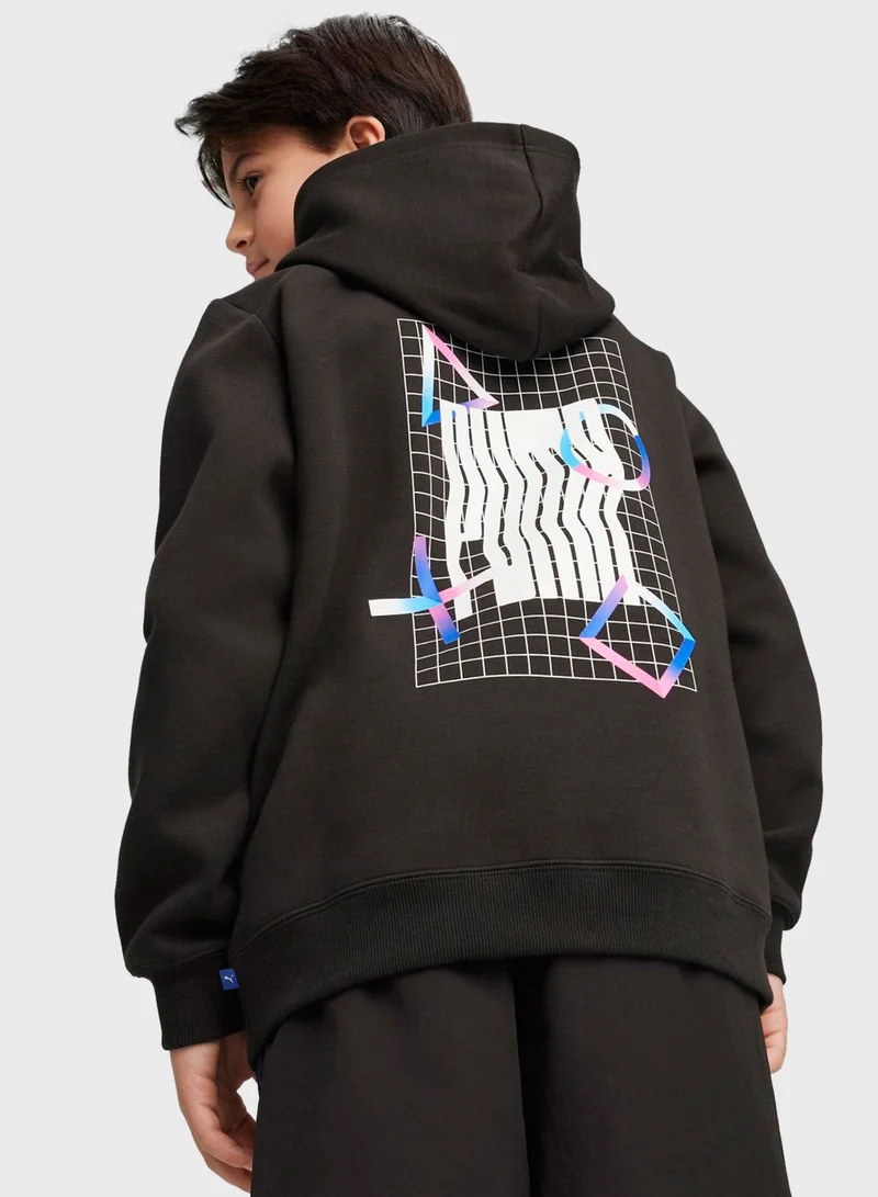 PUMA Kids  Playstation Graphic Hoodie