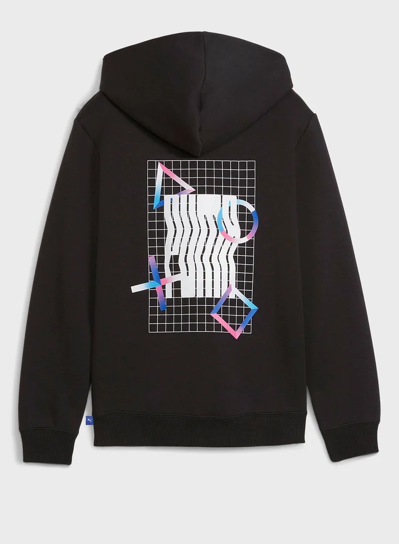 PUMA Kids  Playstation Graphic Hoodie