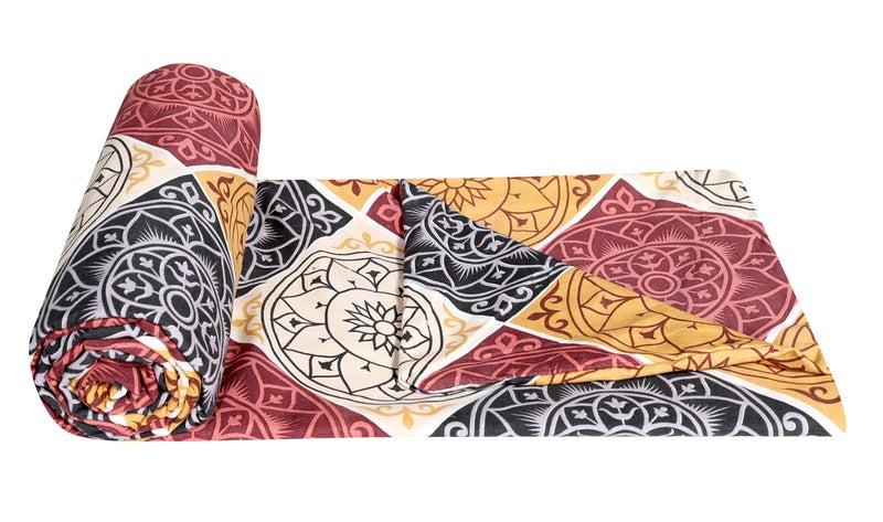 la' amour Super Premium Quilt Cover Double Bed with Zipper Blanket Cover/rajai Cover/Comforter Cover/Duvet Cover King Size Soft Cotton Breathable Skin Friendly Stuff 90x100 Inches, Mehndi Green - Image 1