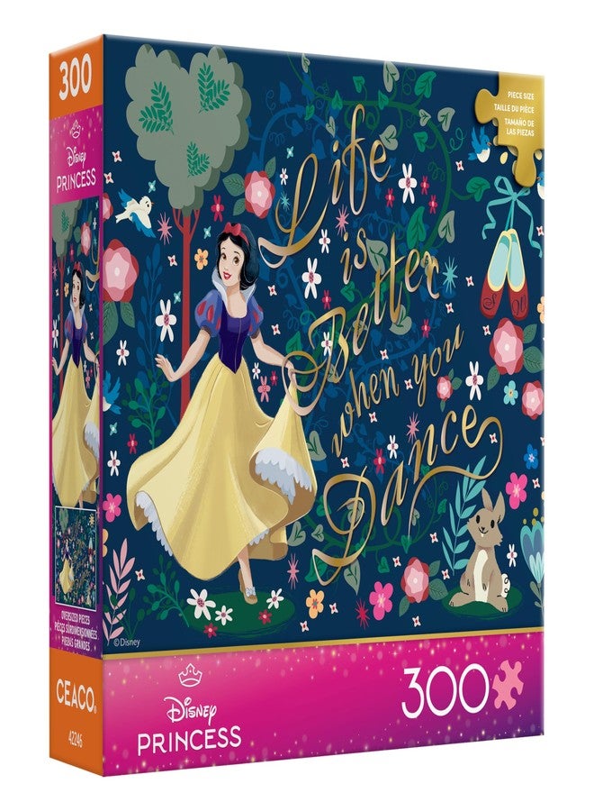 Ceaco - Disney - Life is Better When You Dance - 300 Piece Puzzle for Adults - Challenging and Perfect for Game Nights - Finished Puzzle Size 21.25 x 15 - Image 1