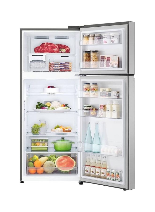 LG Refrigerator Top Freezer 375 Litres Door Cooling Multi Air Flow Smart Diagnosis GN-B482PLGB Platinum Silver - Image 3