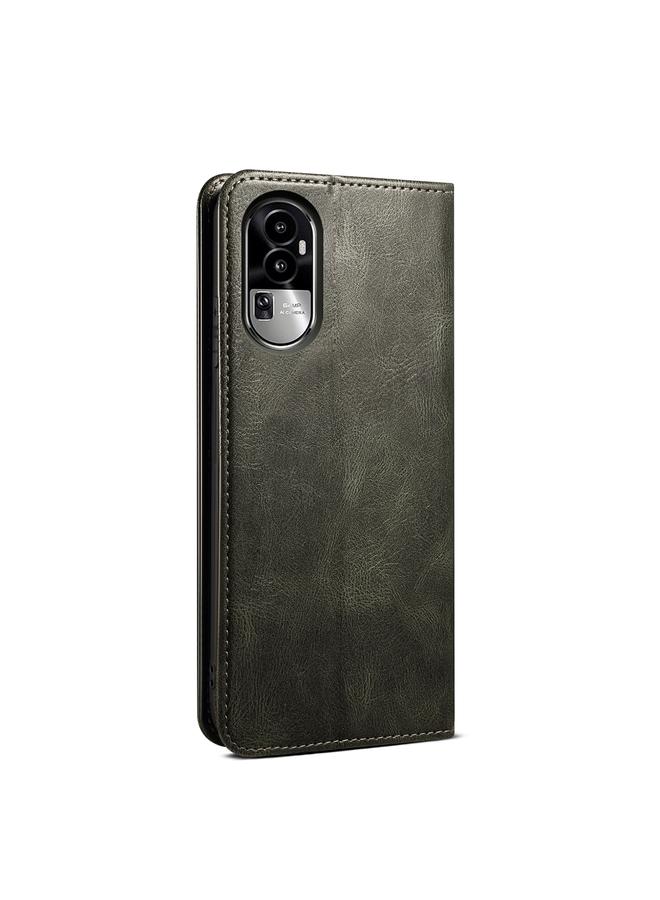 S-TOP Case For OPPO Reno10 Pro+ Global Oil Wax Crazy Horse Texture Leather Phone Case - Image 3