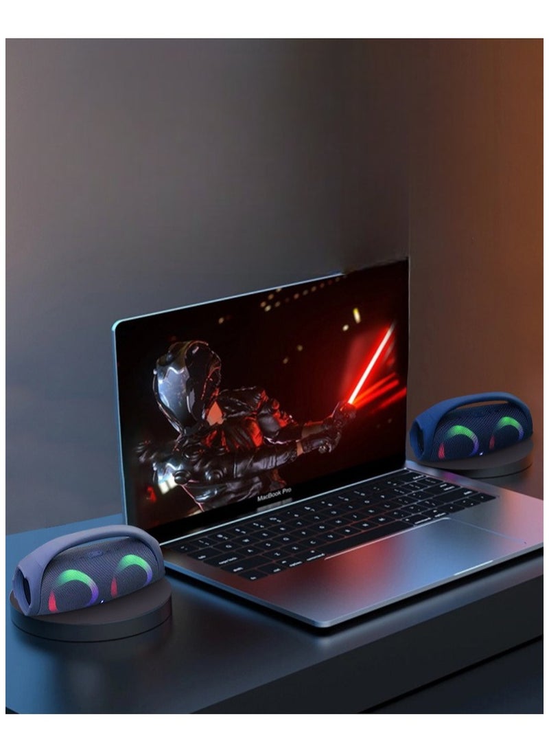100W High Power Portable Bluetooth Speaker Colorful RGB Light Wireless Subwoofer Waterproof 360 Surround Stereo TWS FM Boom box