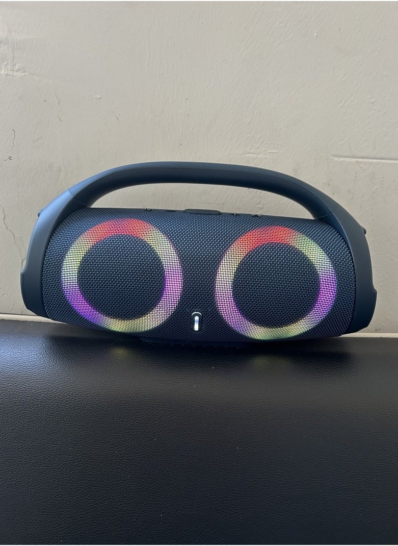 100W High Power Portable Bluetooth Speaker Colorful RGB Light Wireless Subwoofer Waterproof 360 Surround Stereo TWS FM Boom box