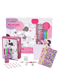 Disney Minnie Mouse Keepsake Treasure Storage Box Craft Set For Girls