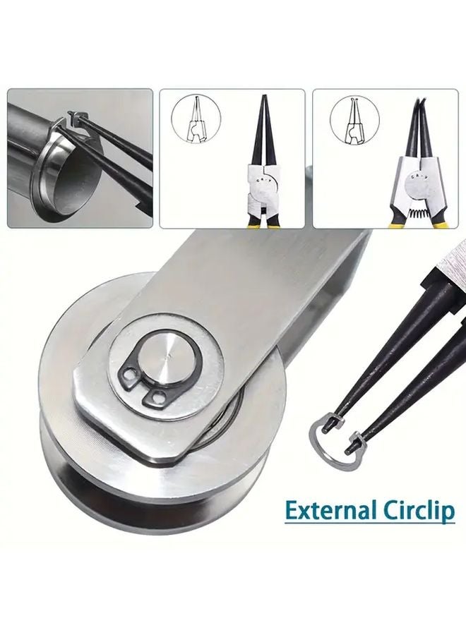 1 Piece Stainless Steel Rope Pulley With Ball Bearing For DIY Home Gym Equipment - Image 5