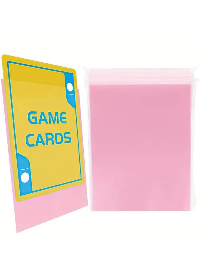 Pink Matte Card Sleeves 100 Count for Trading Cards 66x91mm - Image 1