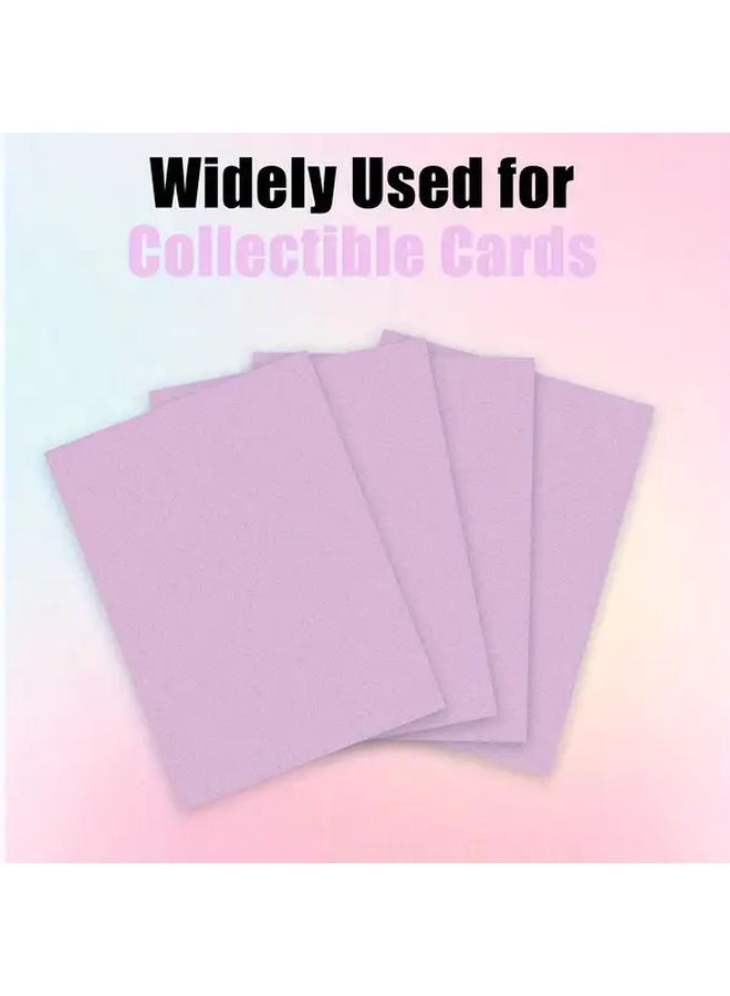 Pink Matte Card Sleeves 100 Count for Trading Cards 66x91mm - Image 5