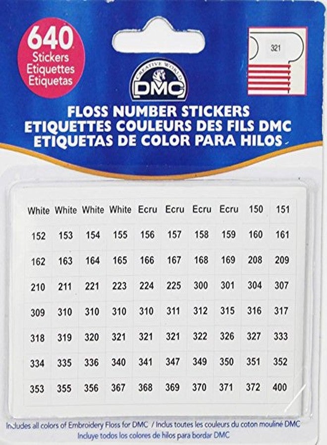 DMC Color Card and Floss Stickers Bundle - Image 3