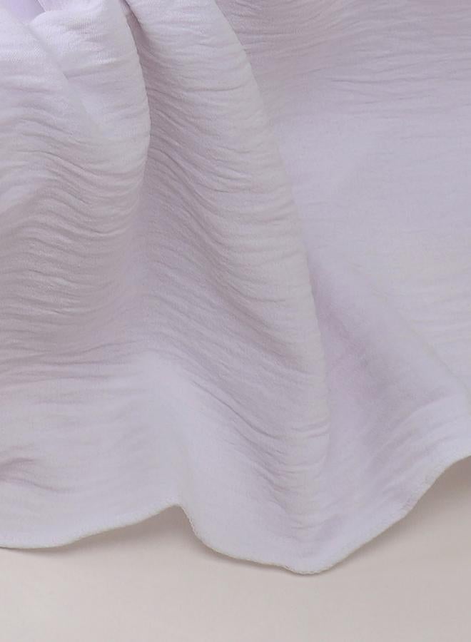 Take Two White Solid Hijab - Image 2