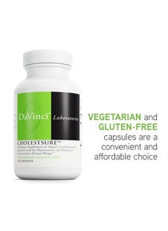 Davinci DaVinci Labs CholestSure - Dietary Supplement to Support Cardiovascular Health and Maintain Healthy Cholesterol Levels - With Chromium, Red Yeast Rice and More - Gluten-Free - 90 Vegetarian Capsules  - Image 5