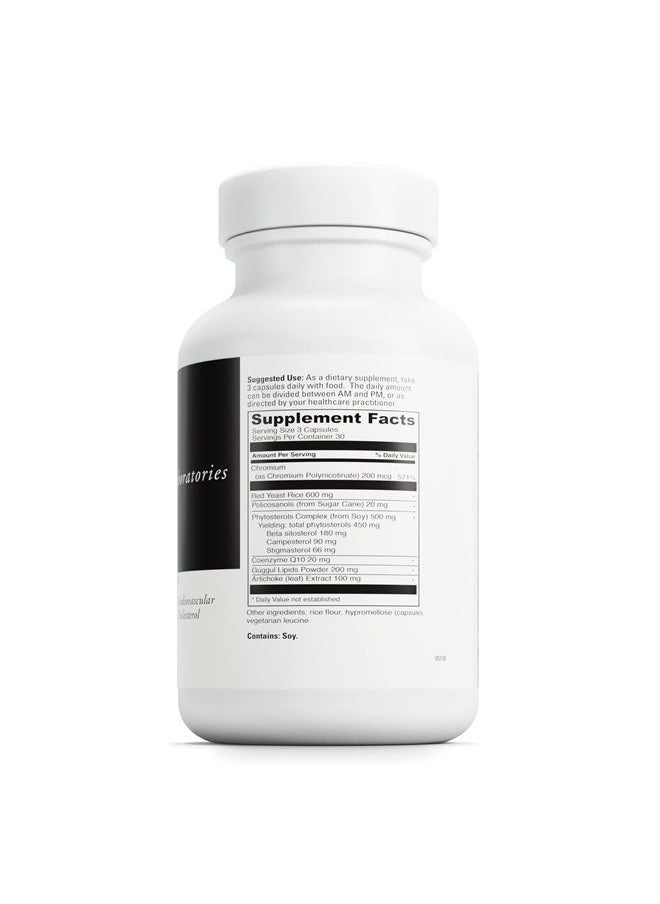 Davinci - DaVinci Labs CholestSure - Dietary Supplement to Support Cardiovascular Health and Maintain Healthy Cholesterol Levels - With Chromium, Red Yeast Rice and More - Gluten-Free - 90 Vegetarian Capsules - Image 1