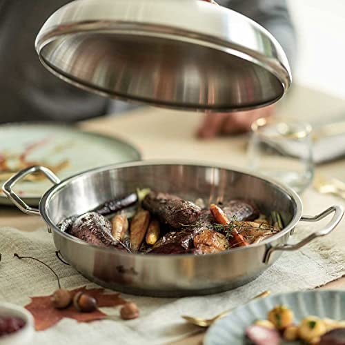 Fissler Original-Profi Collection Stainless Steel 9.5 Inch Serving Pan - Image 4