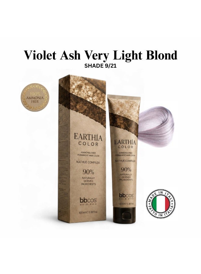 bbcos Earthia Hair Color 100ml 9.21 - Image 1