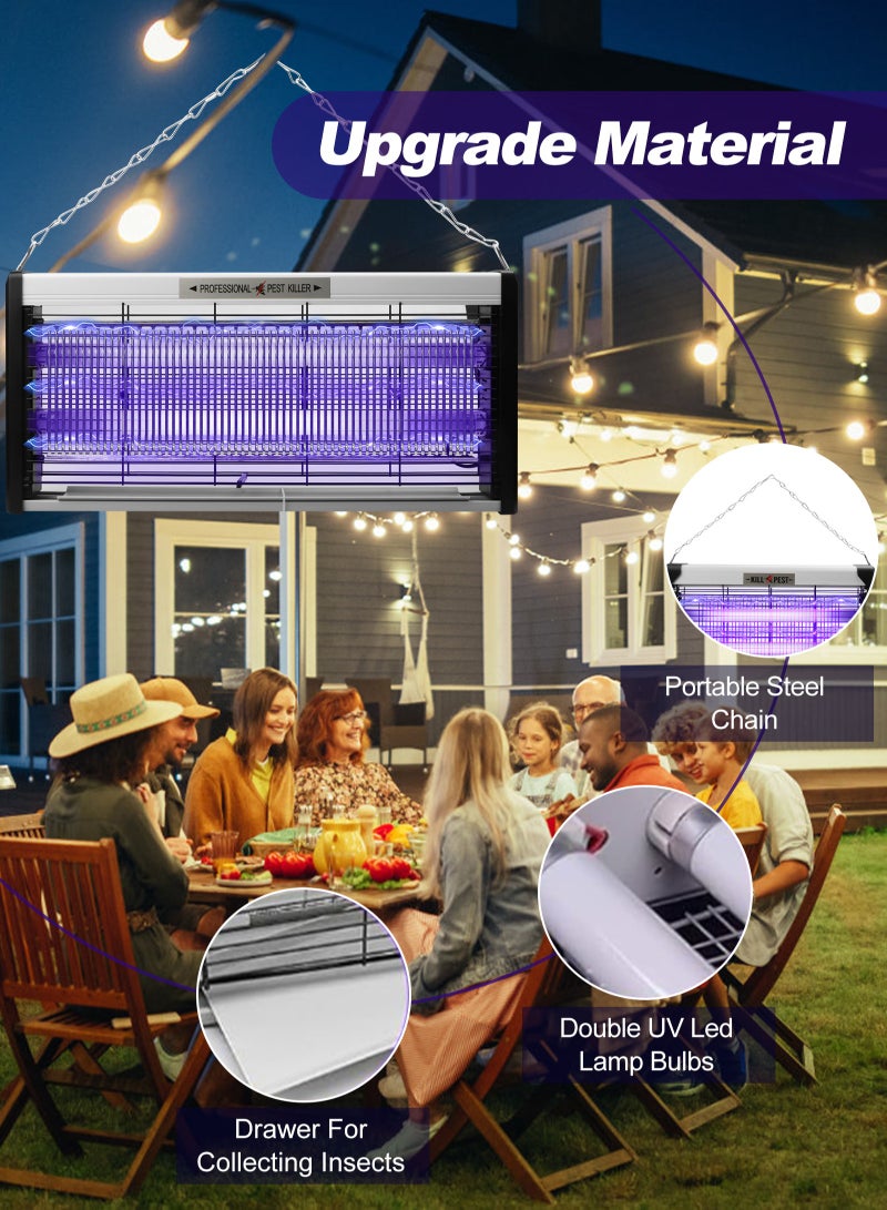 URbazaar Electric Bug Zapper, High Grid Indoor Mosquito Killer with 30W Lamps, Plug-in Hanging Insect Trap for Mosquitoes, Moths, Gnats, Flies and Flying Insects Indoor Use - Image 4