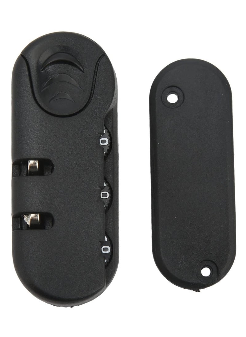 Luggage Password Lock, 3 Digit Password High Security Frosted Texture Replacement Code Combination Travel Luggage Lock for Suitcases, Travel Cases, Tool Boxes