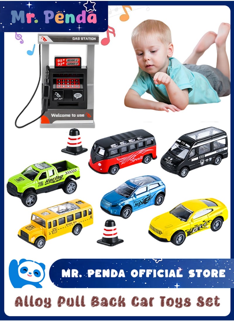 9 Piece Alloy Pull Back Car Toys Set, Gas Station Toy with Sound and Light, Toys Car Set for Boys - pzsku/ZACEA0EF055D2A6F372E0Z/45/_/1737282303/cff98847-8c67-4adb-bbac-1e67b212a430