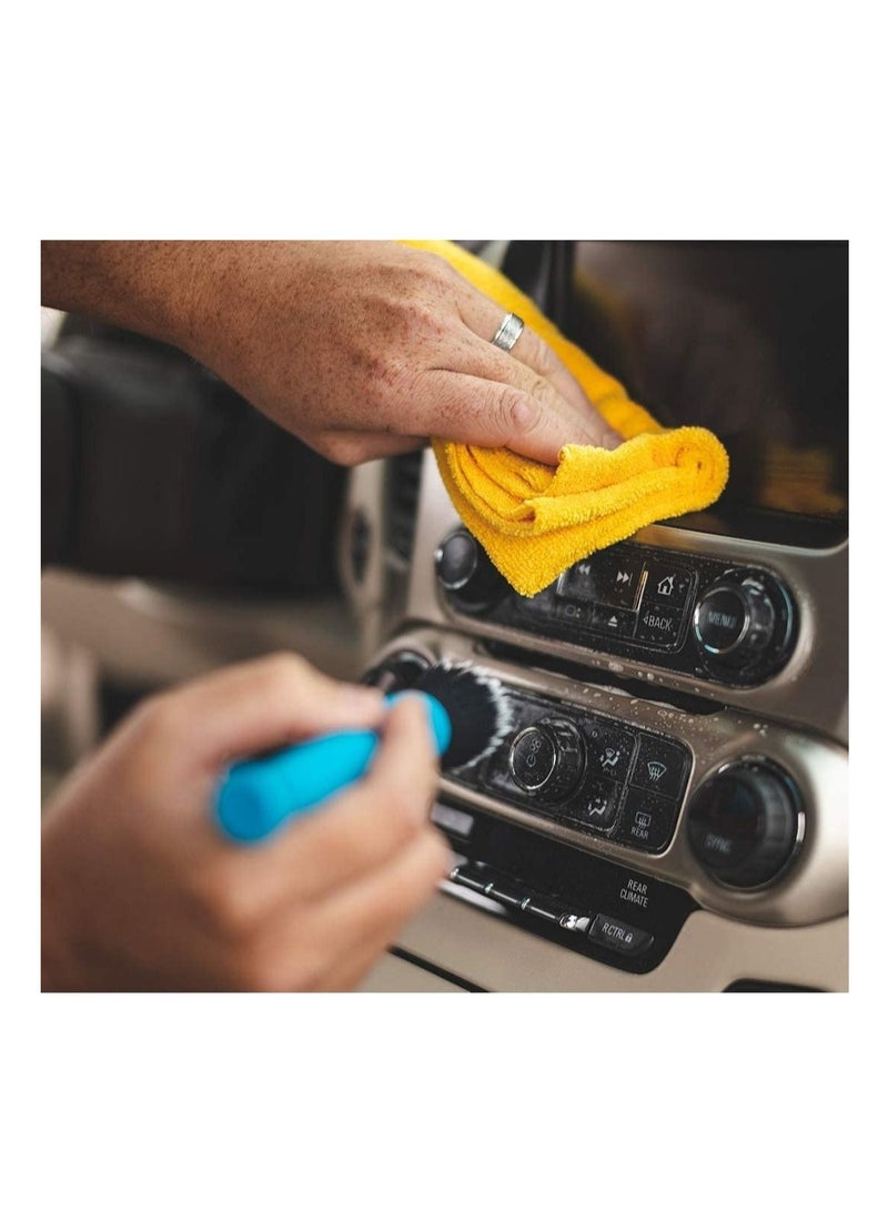 Spontex 32pcs Ultra Soft High-Pile Microfiber Towels Great for Car Interior, Exterior, and Glass Cleaning - Image 3