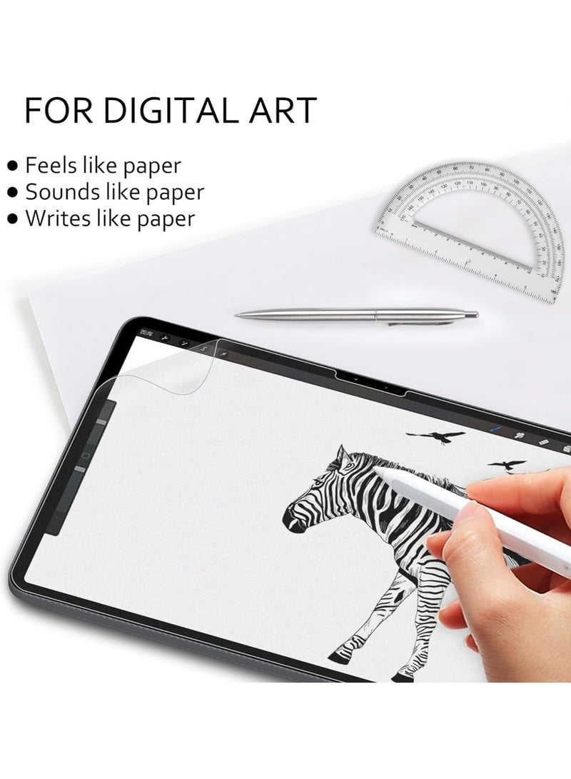 Paper Screen Protector for iPad Pro 13 inch 7th Gen 2024/iPad Air 13 inch 6th Gen 2024, Anti-Glare Matte Anti-Fingerprint Bubble Free, Face ID  Pencil Pro Campatible - Image 3