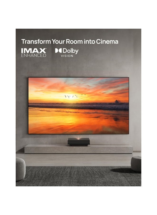 XGIMI AURA 2 (New) | 4K Ultra Short Throw Laser Projector, Google TV OS w/ Built-in Netflix, Prime Video, YouTube, 2760 ANSI Lumens, 60W Harman/Kardon Speakers Dolby ATMOS, Theater-Like Performance - Image 5