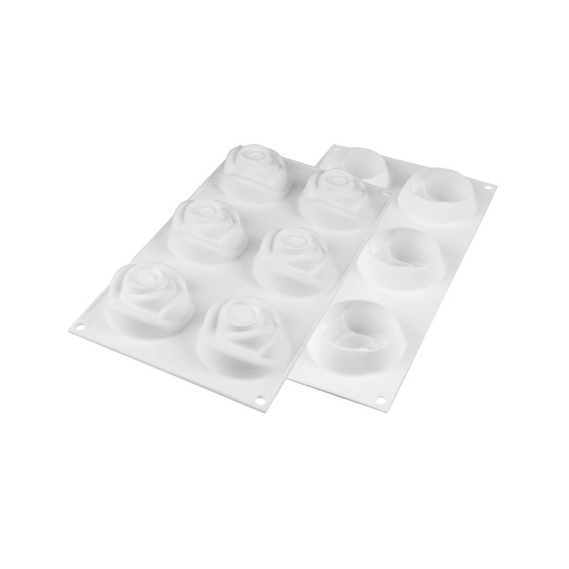 iSi Professional Rosa 145 Silicone Mould Handmade Cake Dcor Non Stick Moulds Ideal for Baking Mousse Jellies and More - Image 2