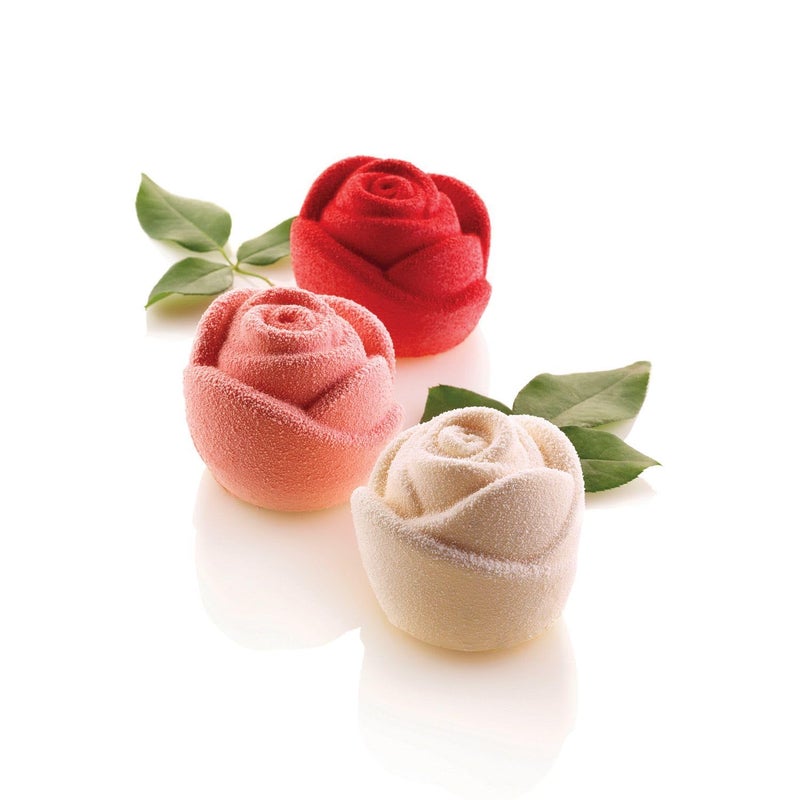 iSi Professional Rosa 145 Silicone Mould Handmade Cake Dcor Non Stick Moulds Ideal for Baking Mousse Jellies and More - Image 3