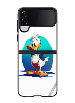 Protective Case Cover For Samsung Galaxy Z Flip4 Donald Duck Design Multicolour