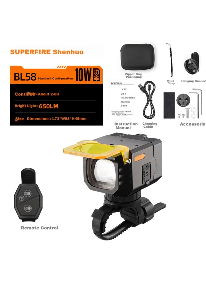 Supfire Bl58 Quick-release Front Bike Light Outdoor Night Riding Road High Brightness Mountain Bike Cycling Equipment - Image 4