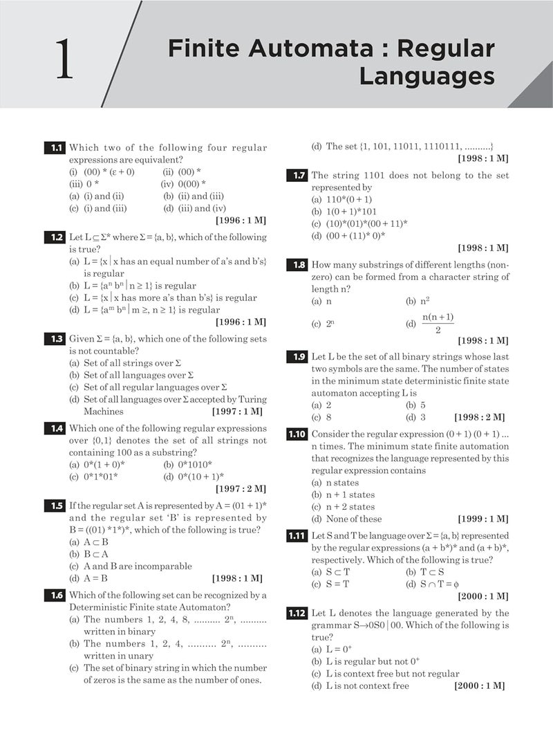 GATE 2026: Computer Science & IT Engineering Book | 30 Years Previous Year Solved Papers (1996–2025) | Chapterwise & Topicwise PYQs with Detailed Explanations | Includes General Aptitude & Engg Maths - Image 5