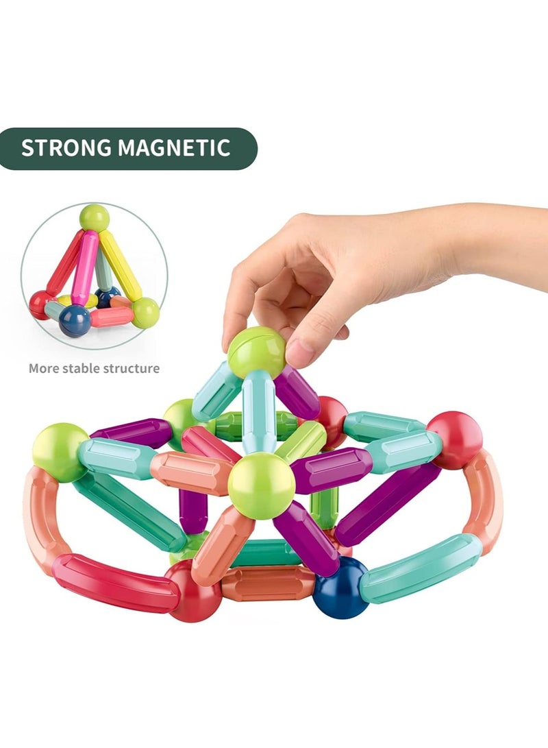 Building Blocks Set, 42/100 PCS Preschool Educational Construction Kit DIY Creative 3D Learning Toys for Boys Girls Kids Age 3+ Years Old (100 PCS) - Image 4