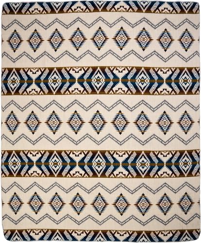 QISU Wool Blanket Throw | Large, Beautiful, Warm, Soft, Handmade in Ecuador by Local Artisans |94″ x 78″| Hypoallergenic, Breathable | Non-Itchy or Scratchy Fabric(Plate-Billed Mountain Toucan) - Image 5