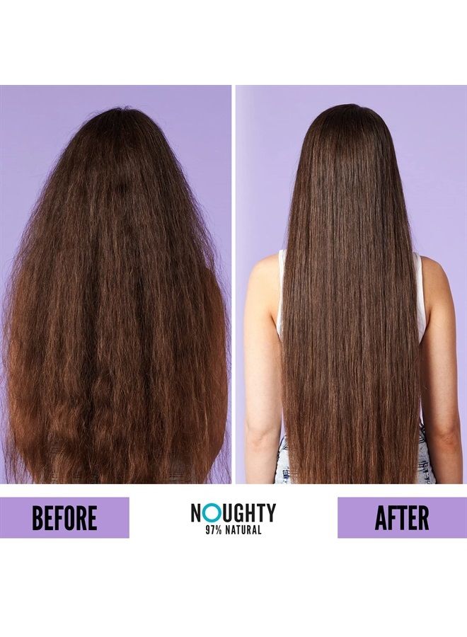 NOUGHTY 97% Natural Frizz Magic Shampoo, Anti Frizz Cleanser for Frizzy and Curly Hair to Smooth and Shine with Marula Oil and Daikon, Sulphate Free Vegan Haircare 250ml - Image 3