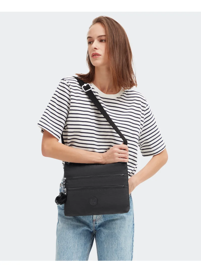 Kipling Alvar Medium Shoulder Bag Across Body Black Noir