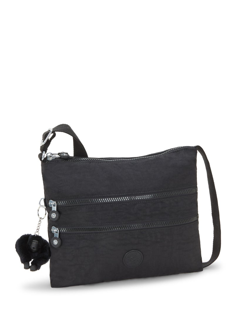 kipling - Alvar Medium Shoulder Bag Across Body Black Noir - Image 1