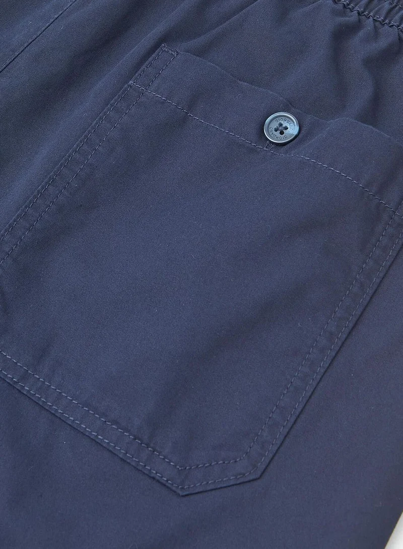 Giordano  Men's Slim Peach Twill Elastic Shorts for Men | Best Price UAE