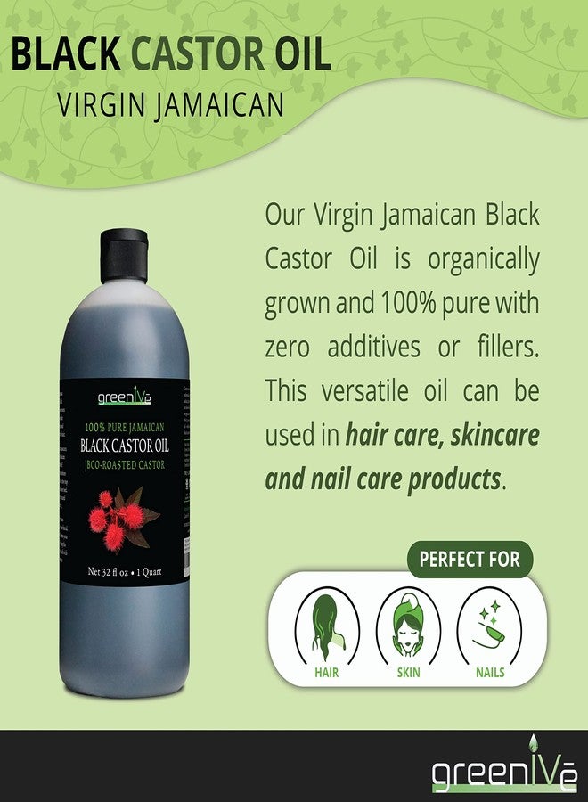 GreenIVe - Jamaican Black Castor Oil - 100% Pure - Exclusively on Amazon (32 Ounce) - Image 4