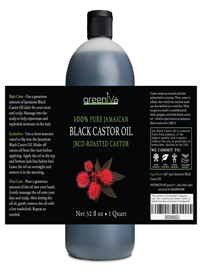 GreenIVe - Jamaican Black Castor Oil - 100% Pure - Exclusively on Amazon (32 Ounce) - Image 3