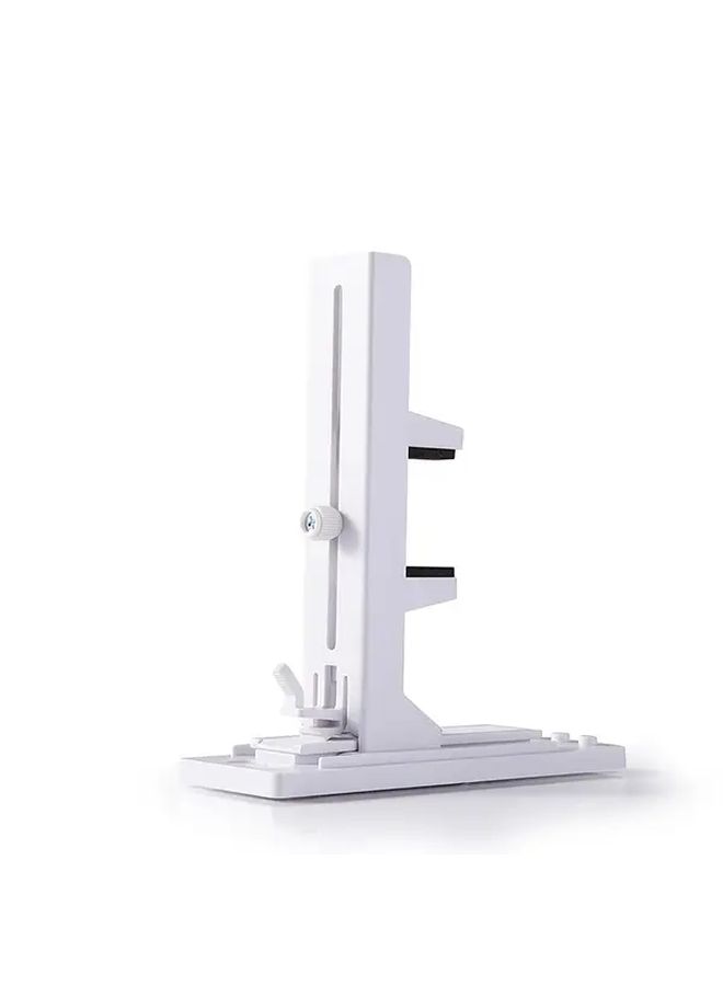 ABS Vertical GPU Support Stand Adjustable Anti-Slip Anti-Static White Desktop Computer Gaming Accessory Durable Construction Free Assembly - Image 5
