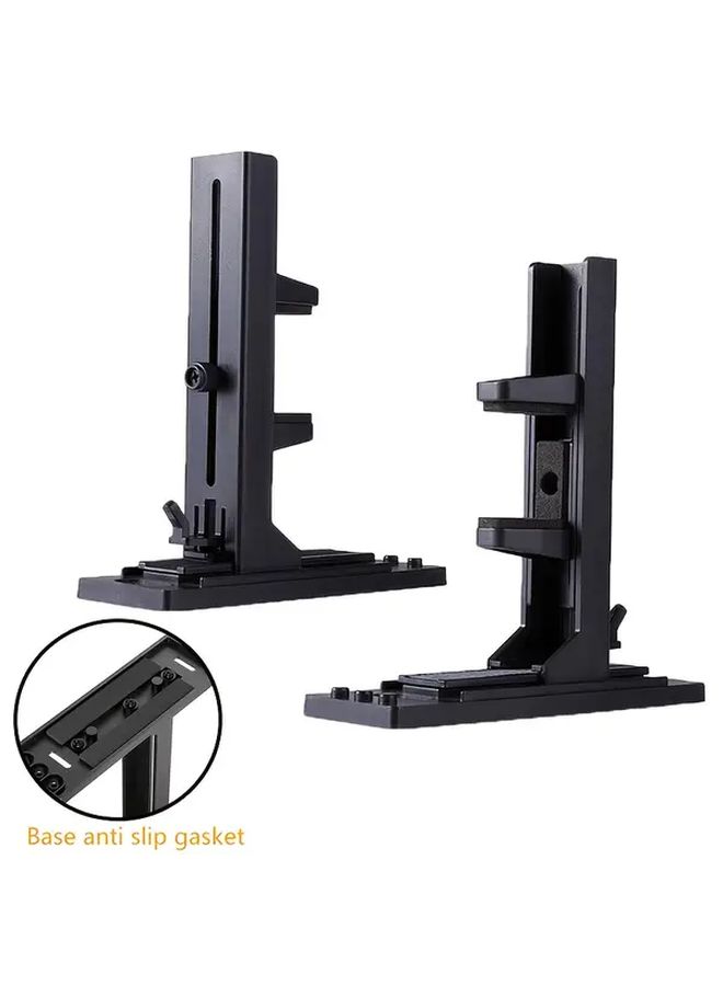 ABS Vertical GPU Support Stand Adjustable Anti-Slip Anti-Static White Desktop Computer Gaming Accessory Durable Construction Free Assembly - Image 1