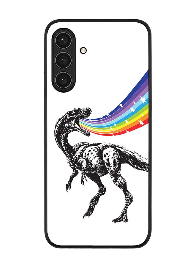 Stylizedd For Samsung Galaxy A17 / A17 4G Case,Slim fit Camera Protection, Shockproof Thin Phone cover  - Rainbow Dino