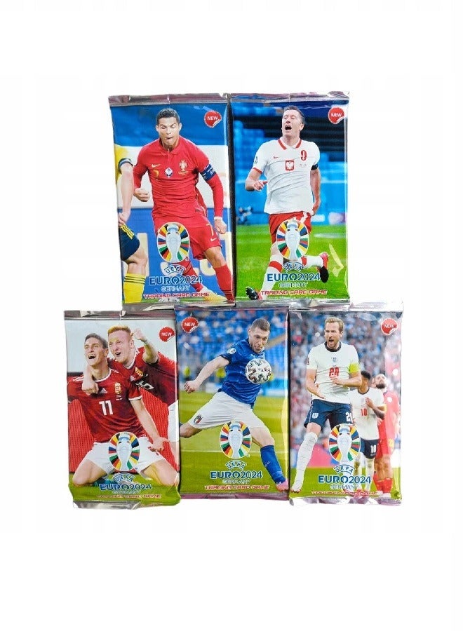 UEFA EURO 2024 GERMANY player Cards Trading Cards x 18 Packs 144 PCS - Image 2